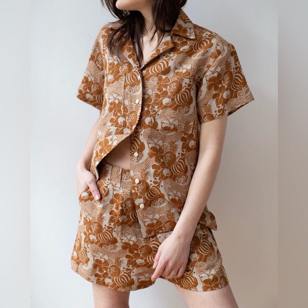 Ilana Kohn Charli Short Pineapple Print